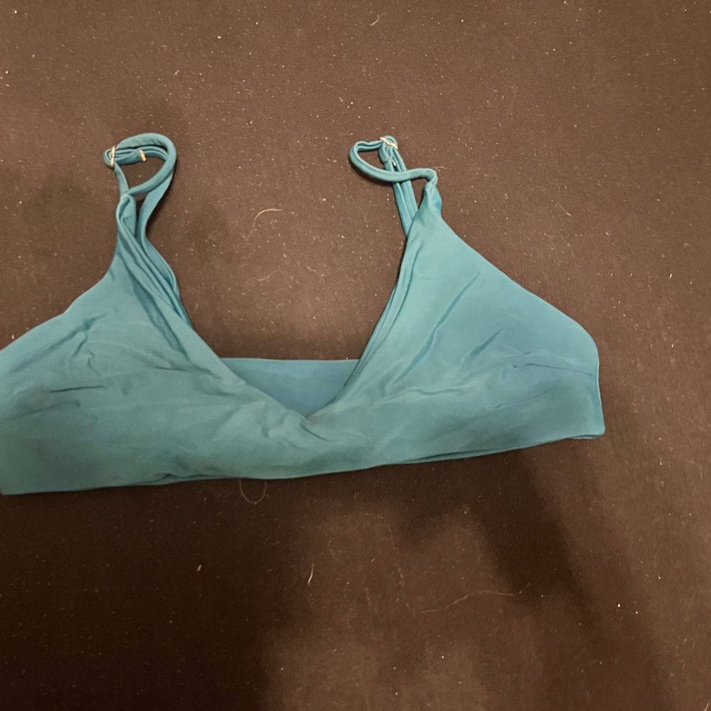Teal Bathing Suit top with Adjustable Straps